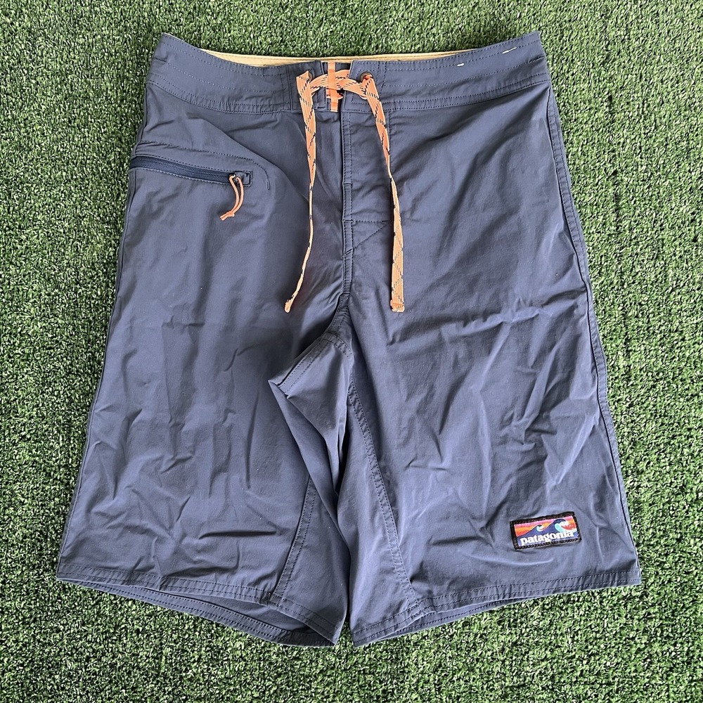 Patagonia Midnight Blue Nylon‎ Stretch Swim Trunks 27x10"